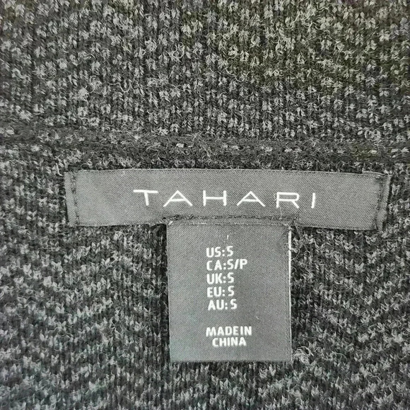 Tahari Extrafine Merino wool Half Zip Women's Blazer S - Picture 6 of 9